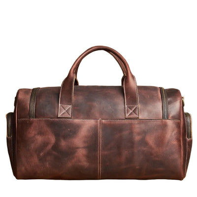 Leather Weekend Duffle Bag