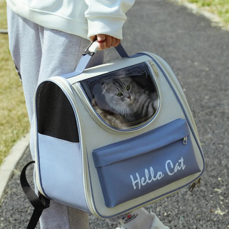 Hello Cat Pet Carrier Backpack